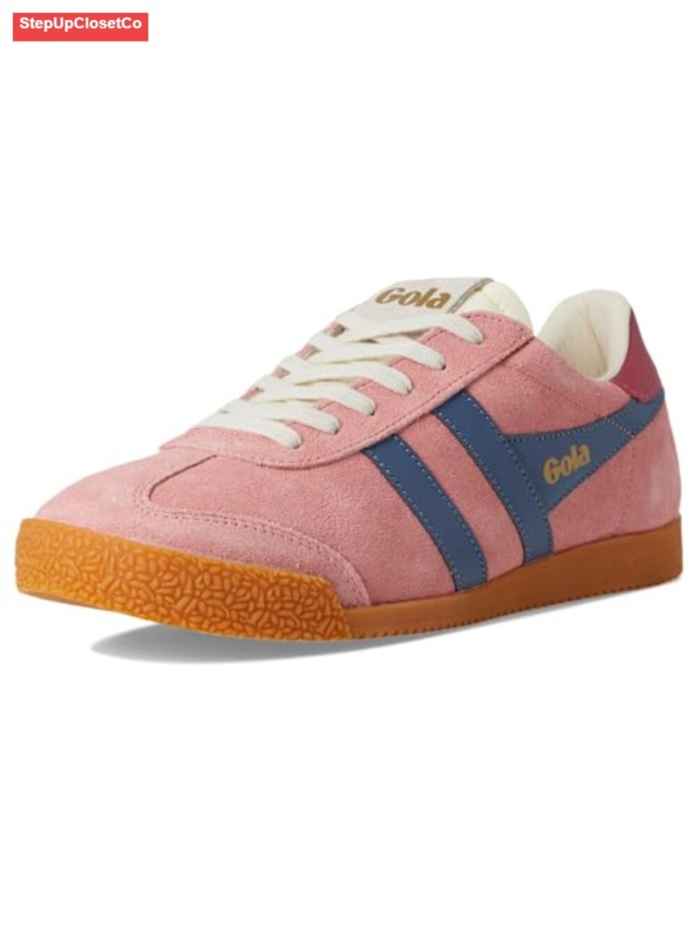 Gola Elan Women's Suede Sneakers Lace-Up Casual Athletic Shoes